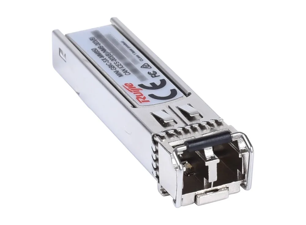 Module SFP 1000BASE-SX MINI-GBIC-SX-MM850 chụp chéo phía đầu nối LC