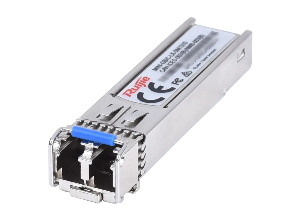MINI-GBIC-LX-SM1310 nhìn chéo về phía đầu nối LC