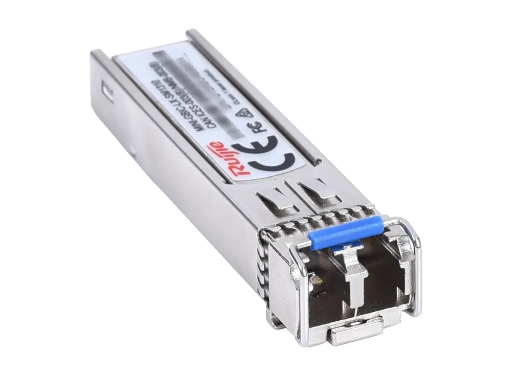 Module 1000BASE-LX 10 km MINI-GBIC-LX-SM1310 chụp chéo phía đầu nối